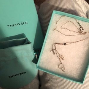 Authentic Tiffany & Co Triple Dangle Necklace